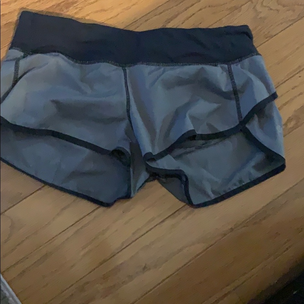 Grey lulu speed shorts